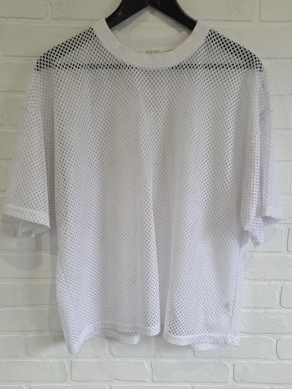 Mirage White  Mesh Tee